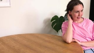 Big breasted blondie has lesbian sex with cute hairy chick