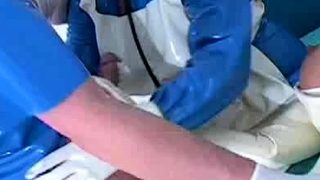 Femdom fetish handjob