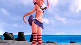 Hentai chick enjoys anal sex at the gym